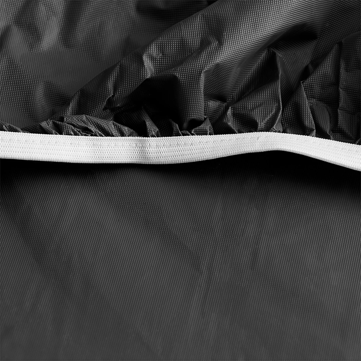 Black Elastic-Edge Round Table Cover material detail photo