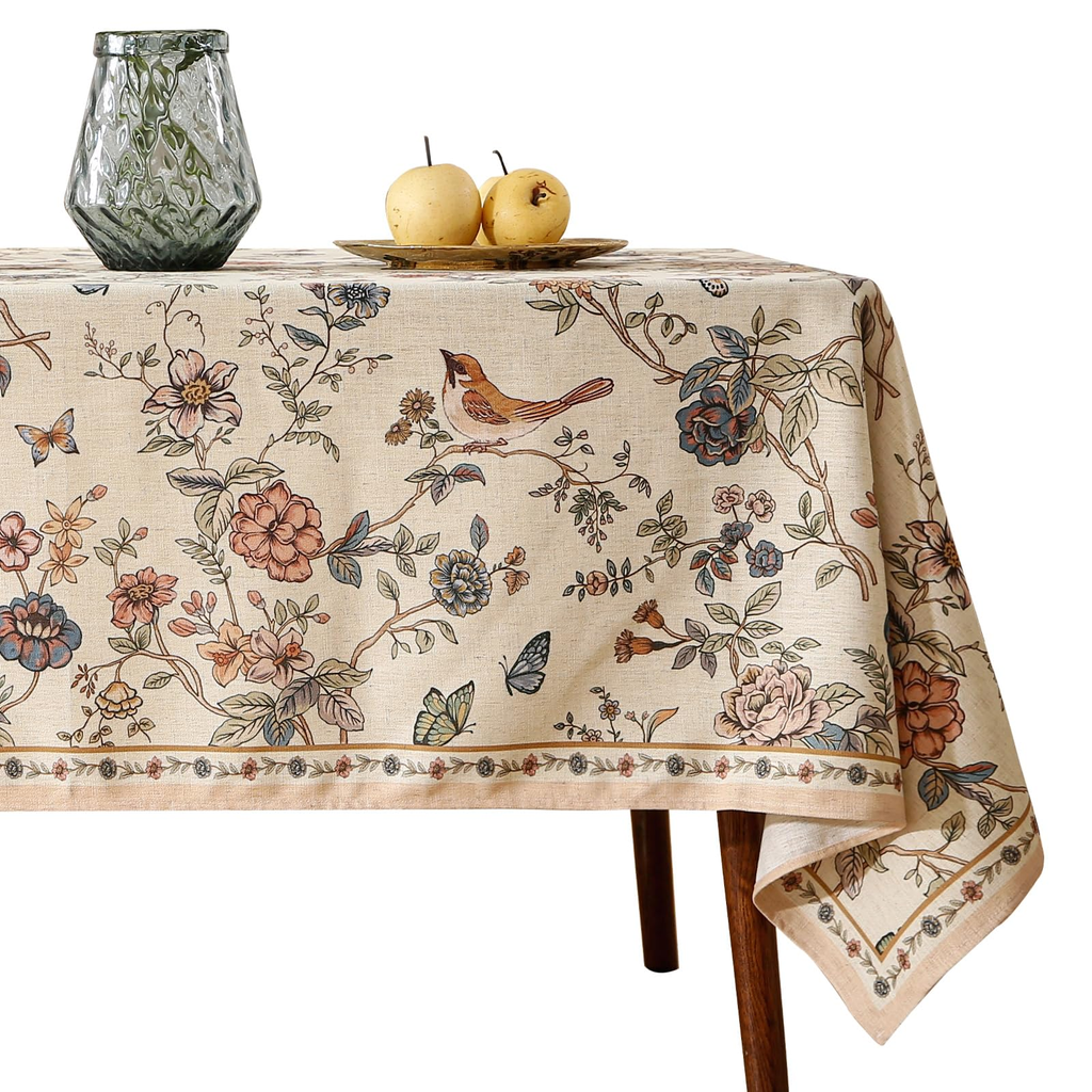 Neutral Tablecloth - White