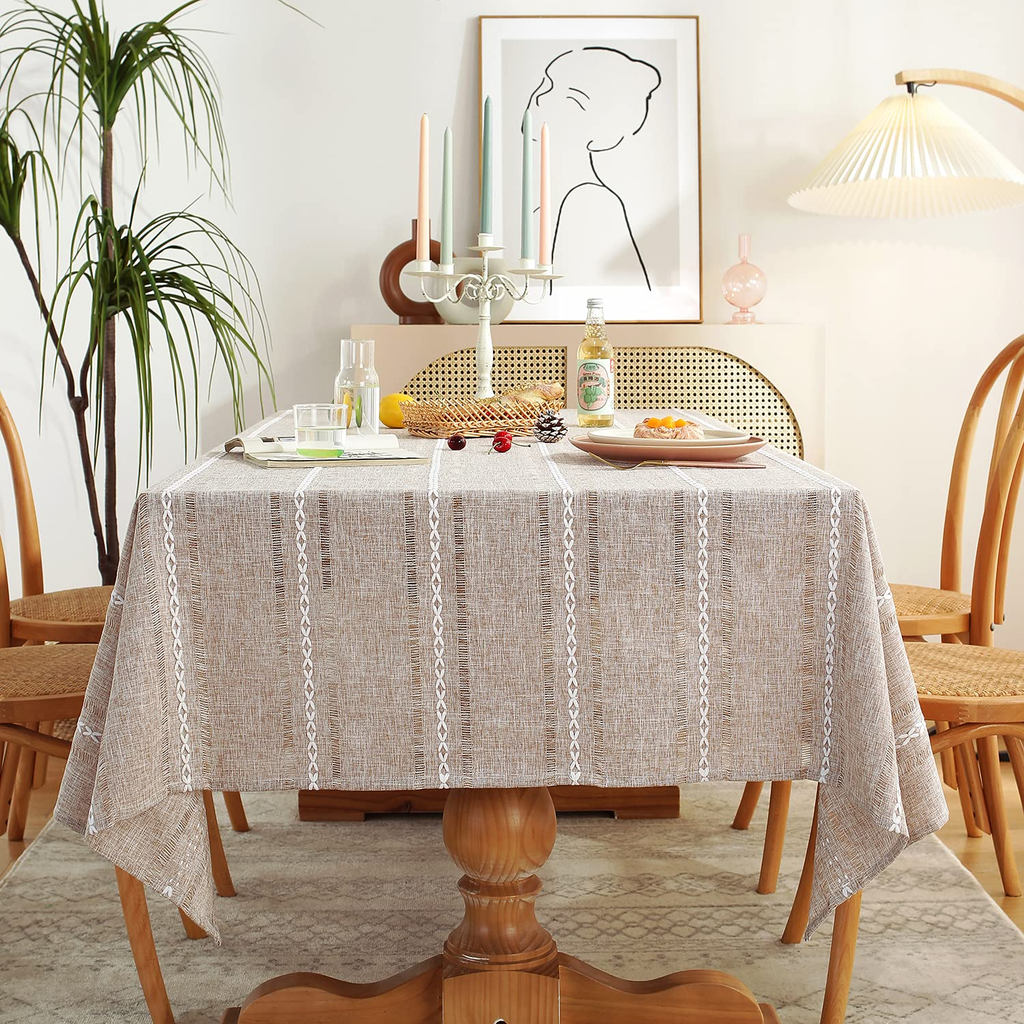 Neutral Tablecloth - Green