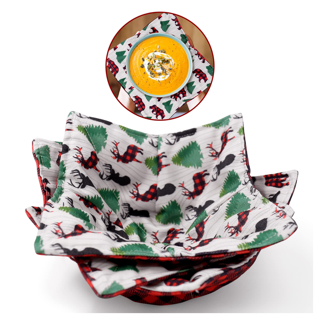 Cotton Bowl Cozy Set Natural product photo