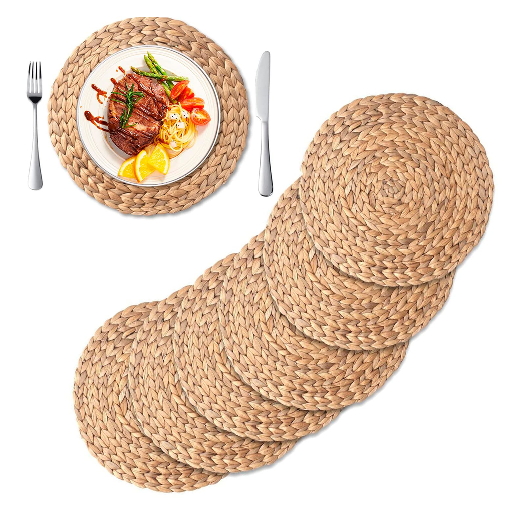 Woven Serving Mat Set Natural product photo