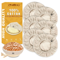 Cloth Bread Basket Liner Ivory product photo